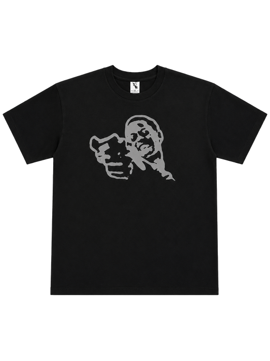 YAWS TEE BLACK/GREY