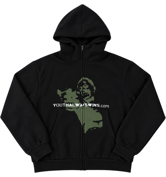 Black YAWS.comZip-Up G