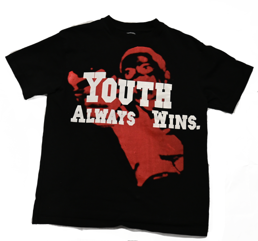 YAWS BLACK GRAPHIC TEE